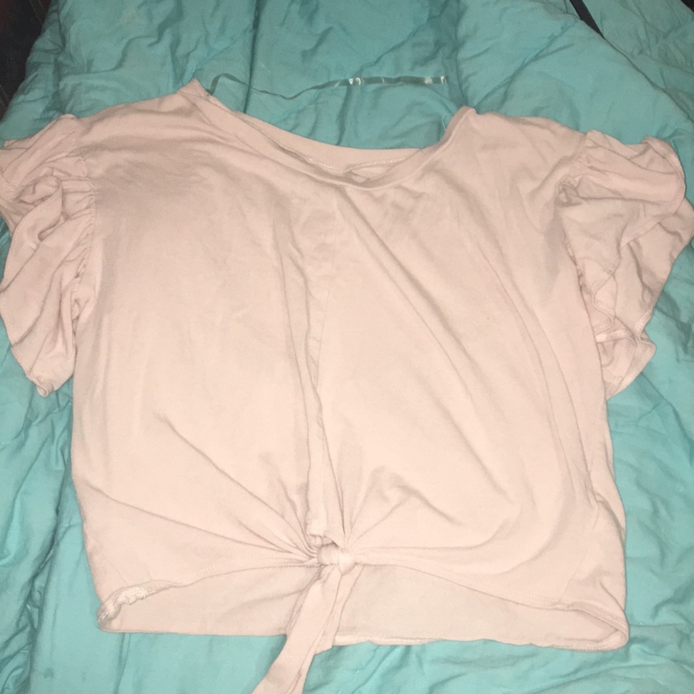 Pink crop top